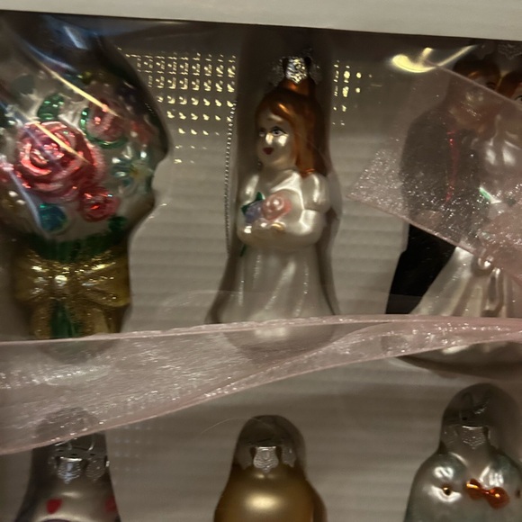 Vintage Wedding Day/ Holiday Ornament Set - Picture 5 of 16